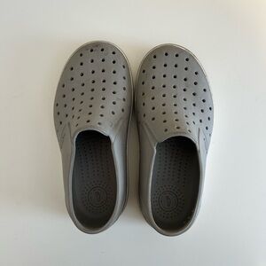 Gray Native kids shoes